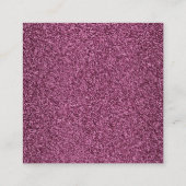 Visitekaartje van een artiest maken met glitter-ef (Achterkant)