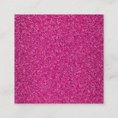 Visitekaartje van een artiest maken met glitter-ef (Achterkant)