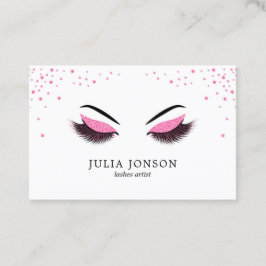 Visitekaartje van een artiest maken met glitter-ef