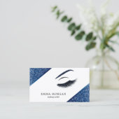 Visitekaartje van een artiest maken met glitter-ef (Staand voorkant)