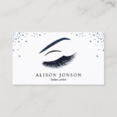 Visitekaartje van een artiest maken met glitter-ef (Voorkant)