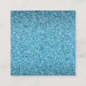 Visitekaartje van een artiest maken met glitter-ef (Achterkant)