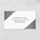 Visitekaartje van een artiest maken met glitter-ef (Achterkant)