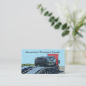 Visitekaartje van een autotransportwagen (Staand voorkant)