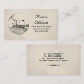 visitekaartje van een cruiseschip (Voorkant / Achterkant)