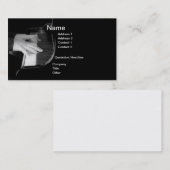 Visitekaartje van een muzikant (Voorkant / Achterkant)