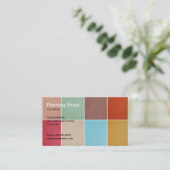 Visitekaartje van een penseelwinkel (Staand voorkant)