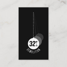 Visitekaartje van een sloopdeskundige