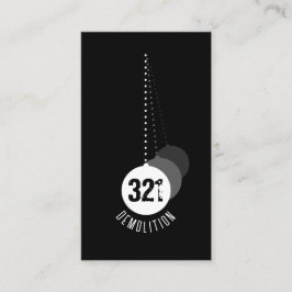 Visitekaartje van een sloopdeskundige