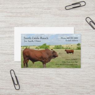 Visitekaartje van een veehouder