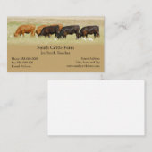 Visitekaartje van een veehouder (Voorkant / Achterkant)