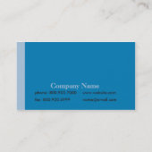 Visitekaartje van eenvoudige zijband (Achterkant)