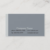 Visitekaartje van eenvoudige zijband (Achterkant)