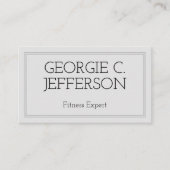 Visitekaartje van experts voor basis- en schone ge (Voorkant)