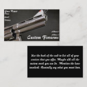 VISITEKAARTJE van FFL-dealer (Voorkant / Achterkant)