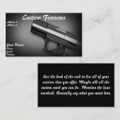 VISITEKAARTJE van FFL-dealer (Voorkant / Achterkant)