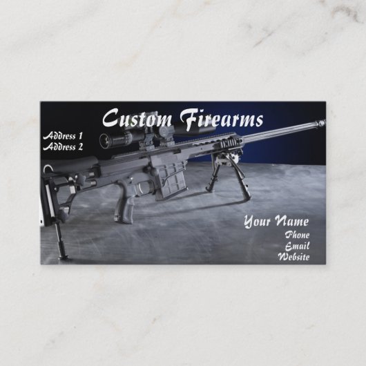 VISITEKAARTJE van FFL-dealer (Voorkant)