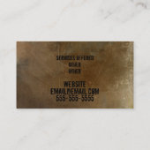 VISITEKAARTJE van FFL-dealer (Achterkant)