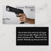 VISITEKAARTJE van FFL-dealer (Voorkant / Achterkant)