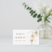 Visitekaartje van fijne wilde bloemen (Staand voorkant)