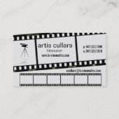 visitekaartje van filmmaker (Achterkant)