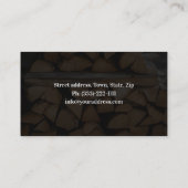 Visitekaartje van Firewood Supply Company (Achterkant)