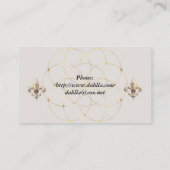 Visitekaartje van Fleur-de-Lis (Achterkant)