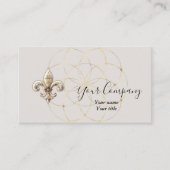 Visitekaartje van Fleur-de-Lis (Voorkant)