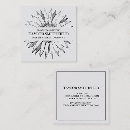  Visitekaartje van Floral (Voorkant / Achterkant)