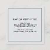  Visitekaartje van Floral (Achterkant)