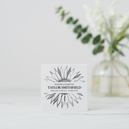  Visitekaartje van Floral (Staand voorkant)