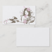 Visitekaartje van Floral-Girl (Voorkant / Achterkant)