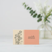 Visitekaartje van Floral Melon (Staand voorkant)
