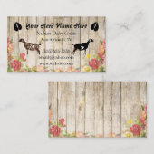 Visitekaartje van Floral Nubian Dairy Goat (Voorkant / Achterkant)