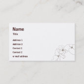 Visitekaartje van Floral of Gift Shop (Achterkant)