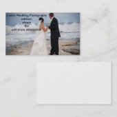 Visitekaartje VAN FOTOGRAFISCHE AFBEELDINGEN (Voorkant / Achterkant)