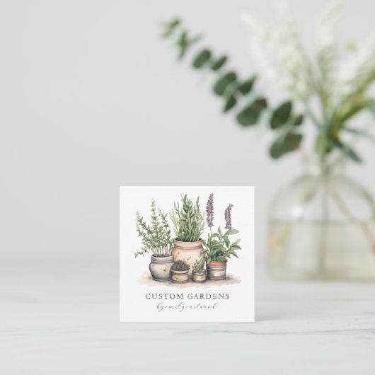 Visitekaartje van Gardener (Staand voorkant)