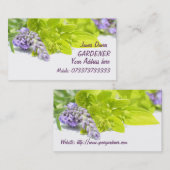 Visitekaartje van Gardener (Voorkant / Achterkant)