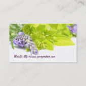 Visitekaartje van Gardener (Achterkant)