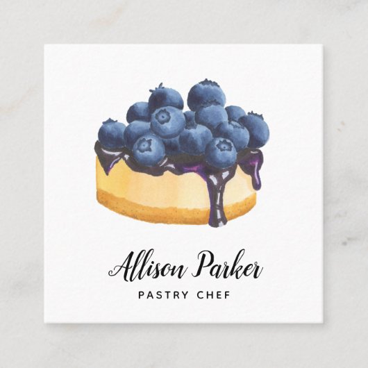 Visitekaartje van gebak (Voorkant)