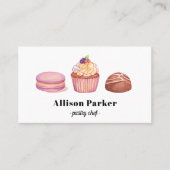 Visitekaartje van gebak (Voorkant)