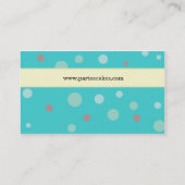 Visitekaartje van gebak (Achterkant)