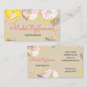 Visitekaartje van gebakken bakkerij (Voorkant / Achterkant)