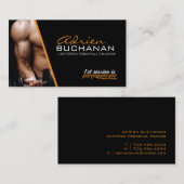 Visitekaartje van gecertificeerde persoonlijke opl (Voorkant / Achterkant)