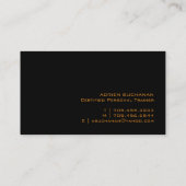 Visitekaartje van gecertificeerde persoonlijke opl (Achterkant)