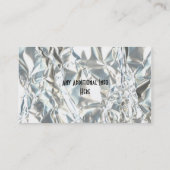 Visitekaartje van gekreukeld vlies (Achterkant)