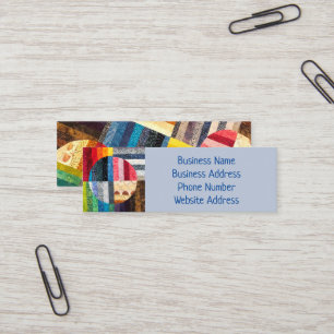 Visitekaartje van gelaagde cirkels