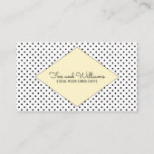 Visitekaartje van gematigde poladots (Voorkant)