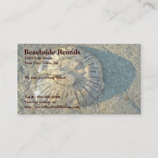 Visitekaartje van gestrande kwallen (Voorkant)