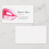 Visitekaartje van geverfde spoelen (Voorkant / Achterkant)